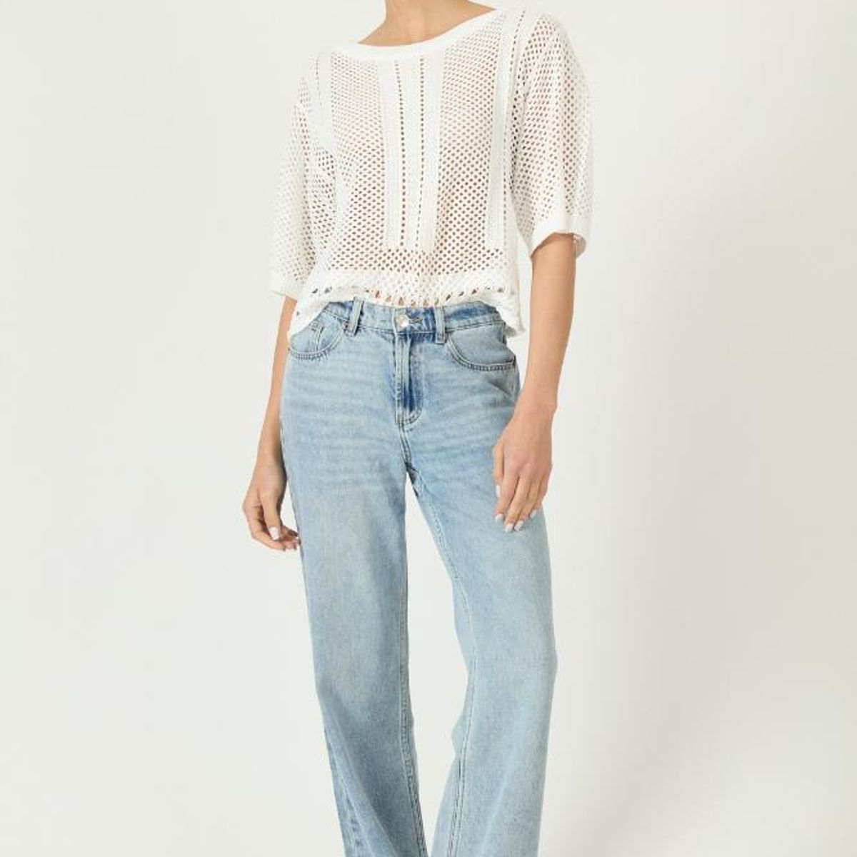 PRIVILEGE - Sweater blanco 2956