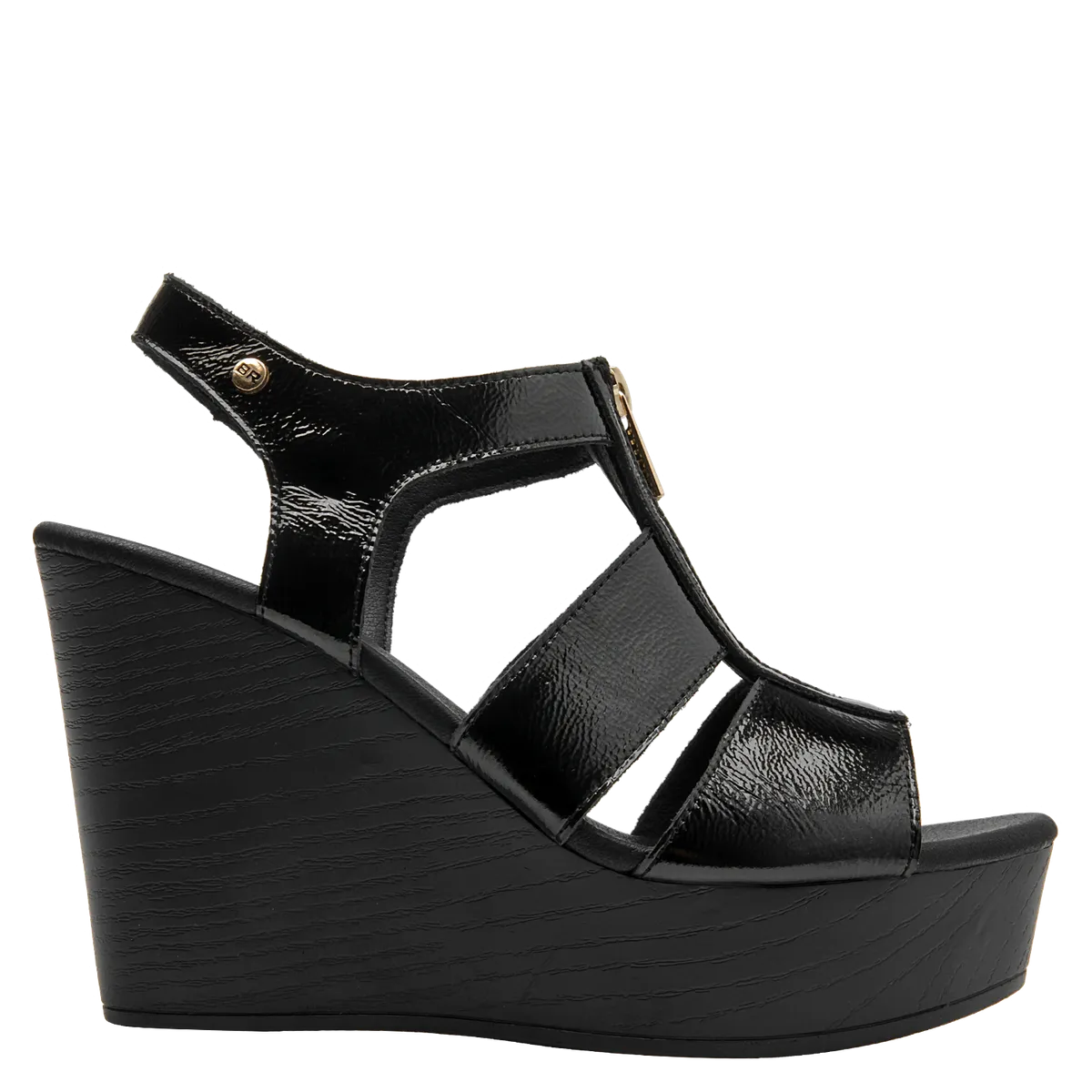 BRUNO ROSSI - Sandalia Mujer Casual Negro