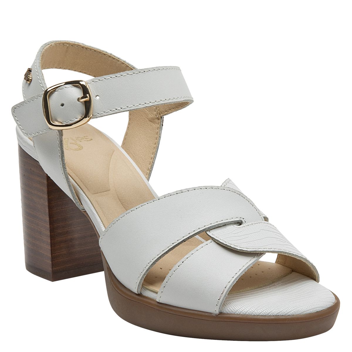 16 HRS - Sandalia Mujer Casual Blanco