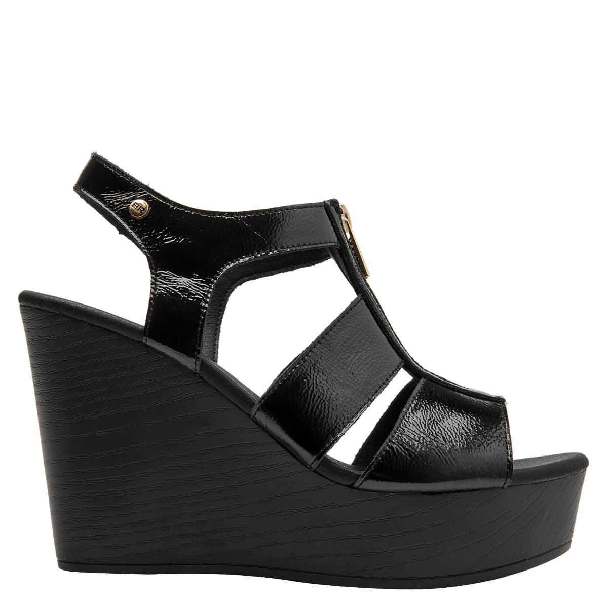 BRUNO ROSSI - Sandalia Mujer Casual Negro