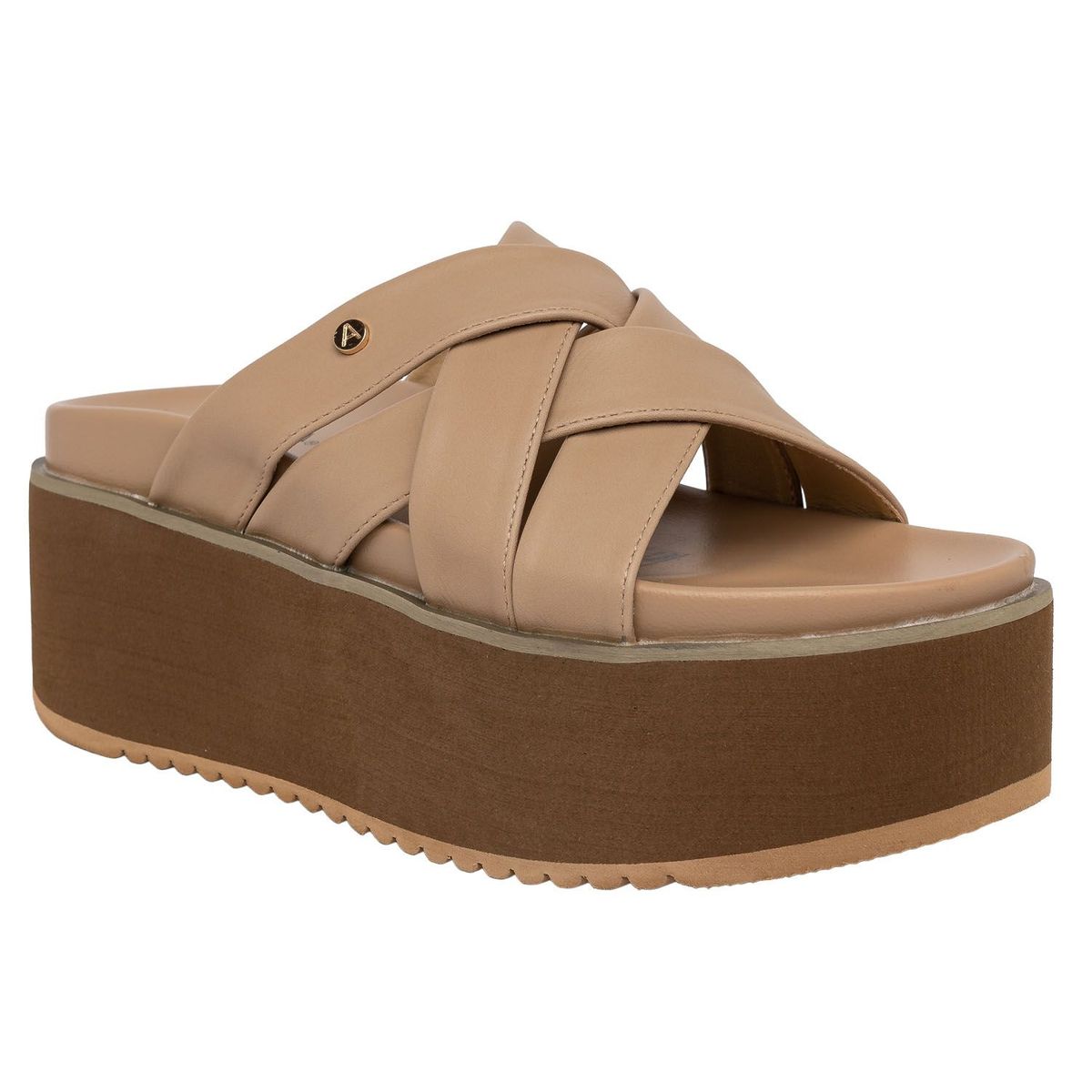 ALQUIMIA - Sandalia Plataforma Mujer Beige Kaira Alquimia