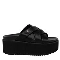 Sandalia Plataforma Mujer Negro Kaira