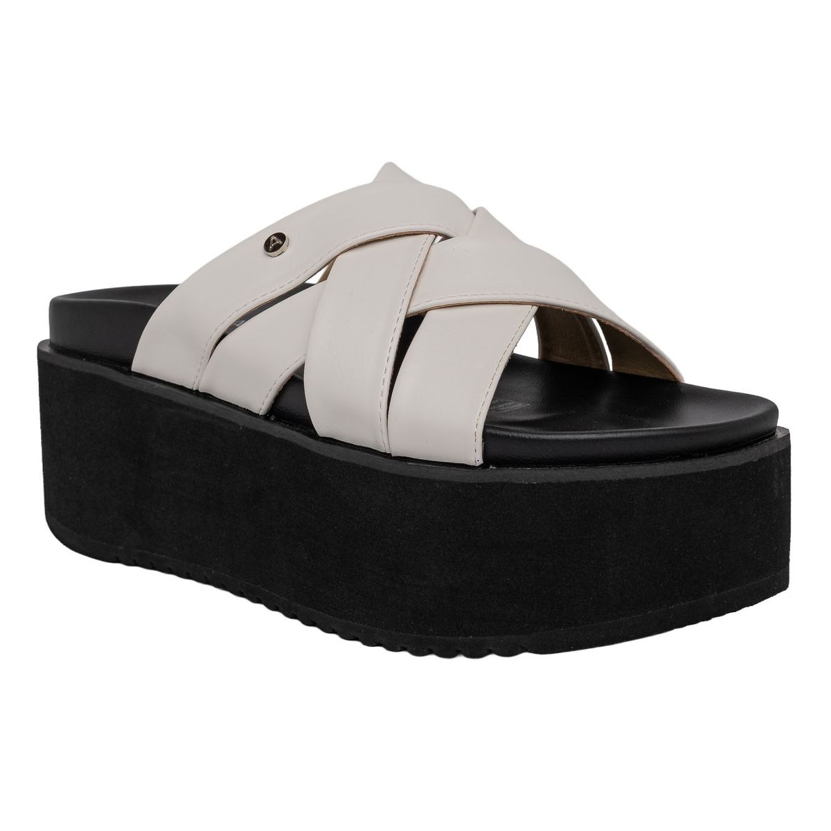 ALQUIMIA - Sandalia Plataforma Mujer Blanco Kaira Alquimia