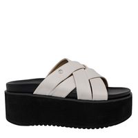 Sandalia Plataforma Mujer Blanco Kaira