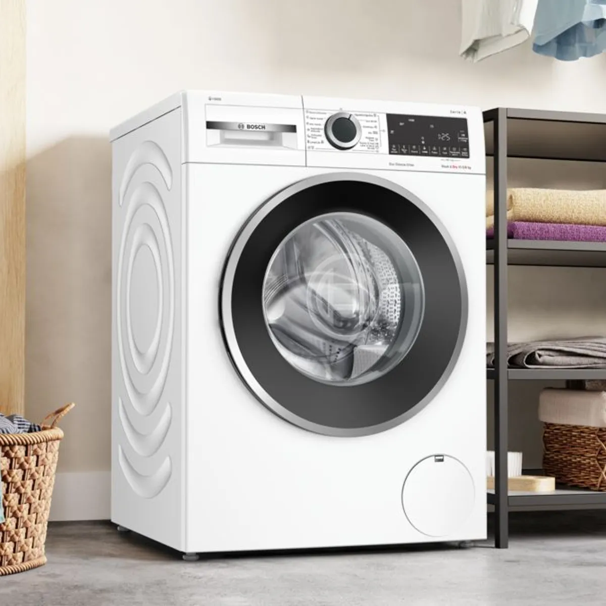 BOSCH - Lavadora Secadora Automática Bosch Serie 6 10.5/6kg 1400rpm