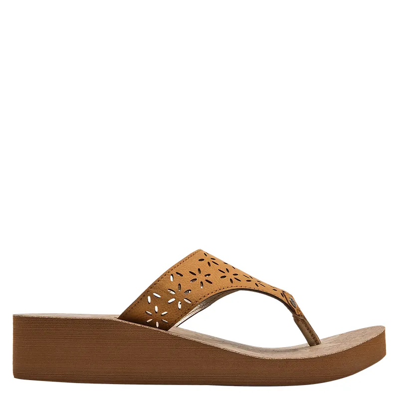 PANAMA JACK - Sandalia Mujer Casual Marrón claro