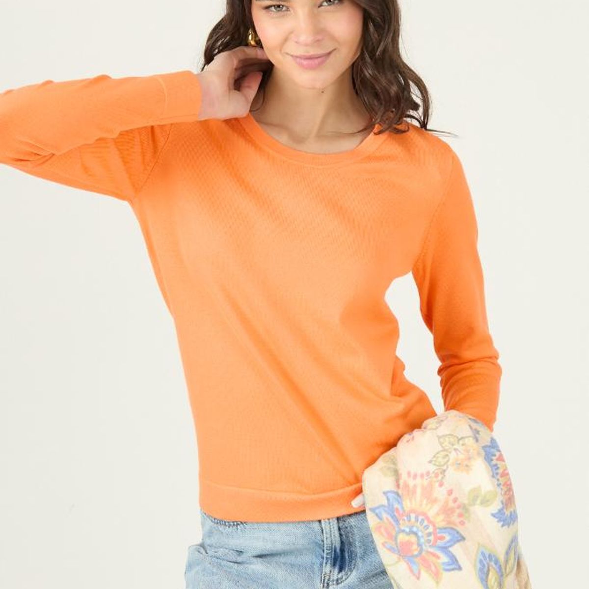 PRIVILEGE - Sweater naranjo 2978