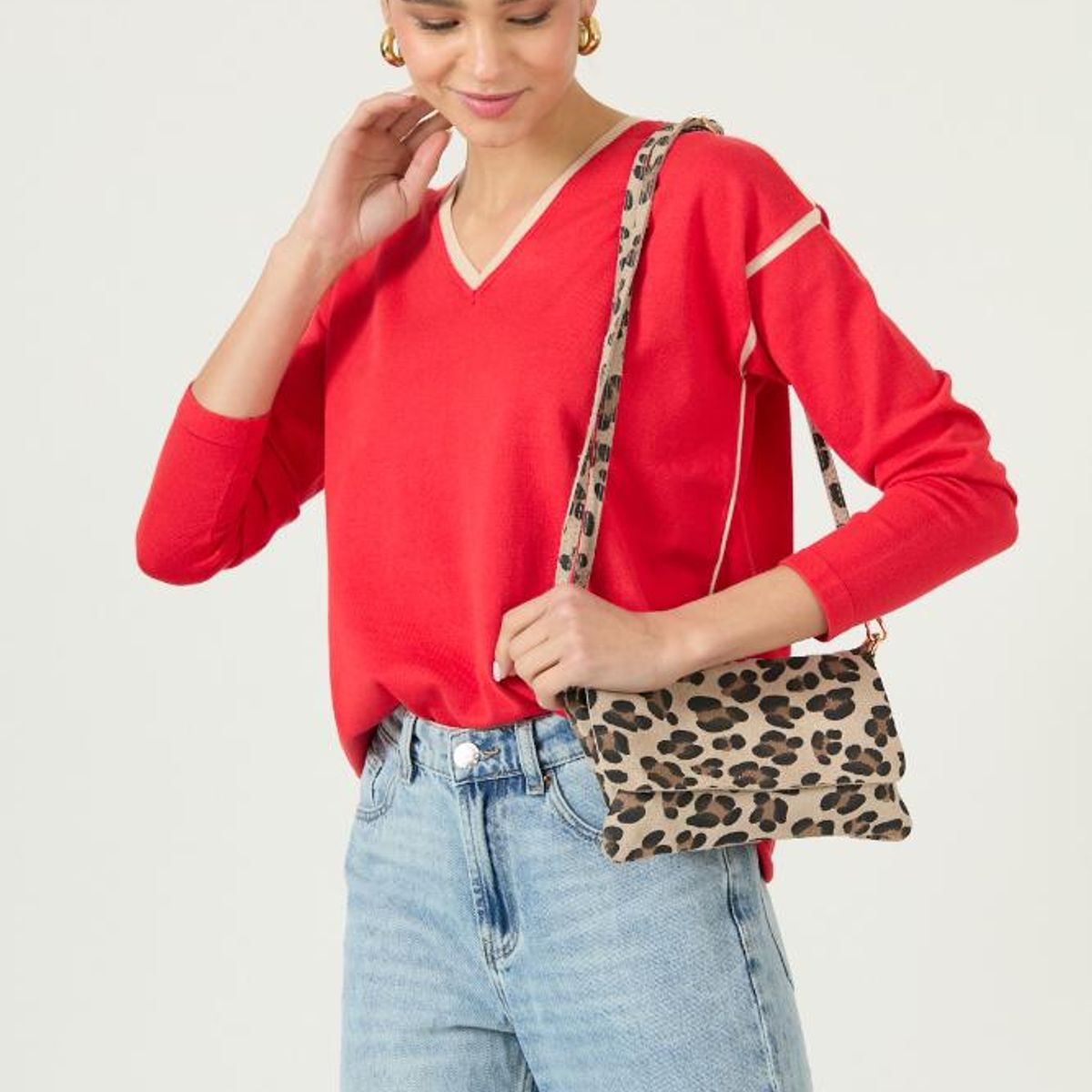 PRIVILEGE - Sweater rojo 2941