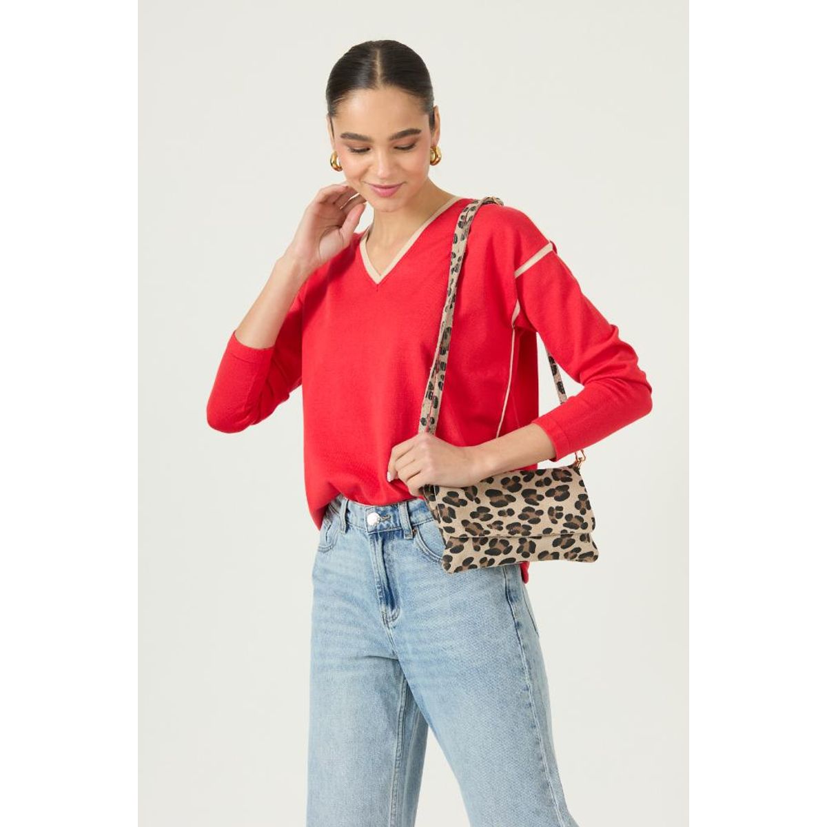 PRIVILEGE - Sweater rojo 2941