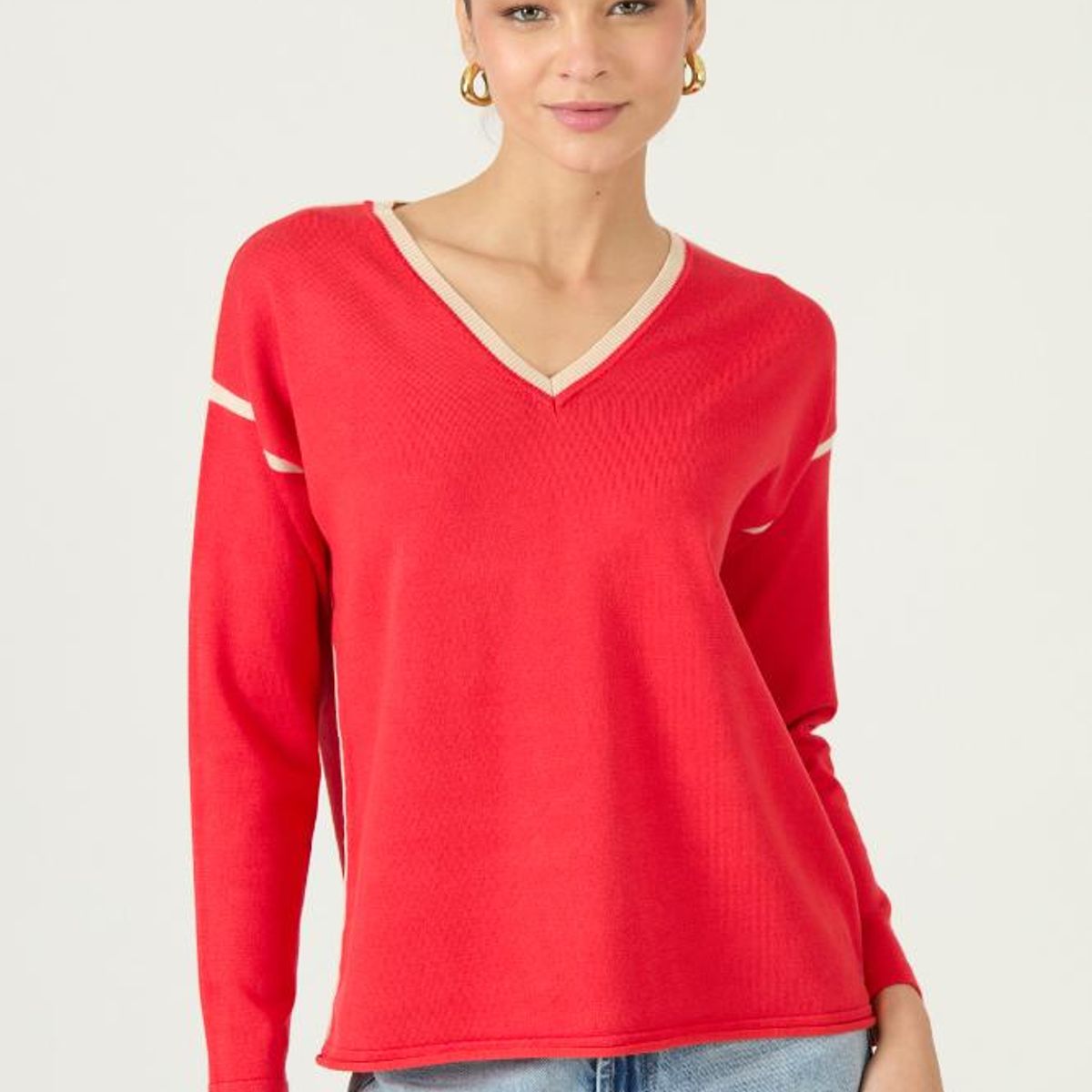 PRIVILEGE - Sweater rojo 2941