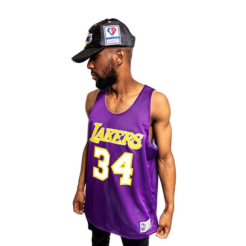 MITCHELL & NESS - Polera Reversible Nba Lakers Shaquille O'Neal Mitchell And Ness
