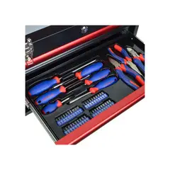 WORKPRO - Baúl de herramientas 3 cajones 408 piezas metalico