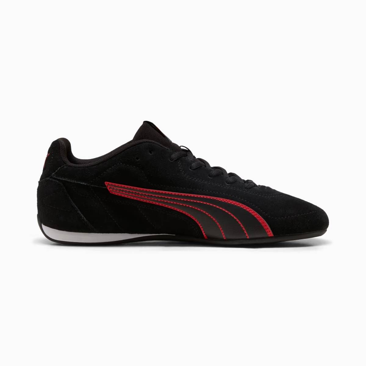 PUMA - Zapatillas Hombre Catch Puma Negras/Rojas