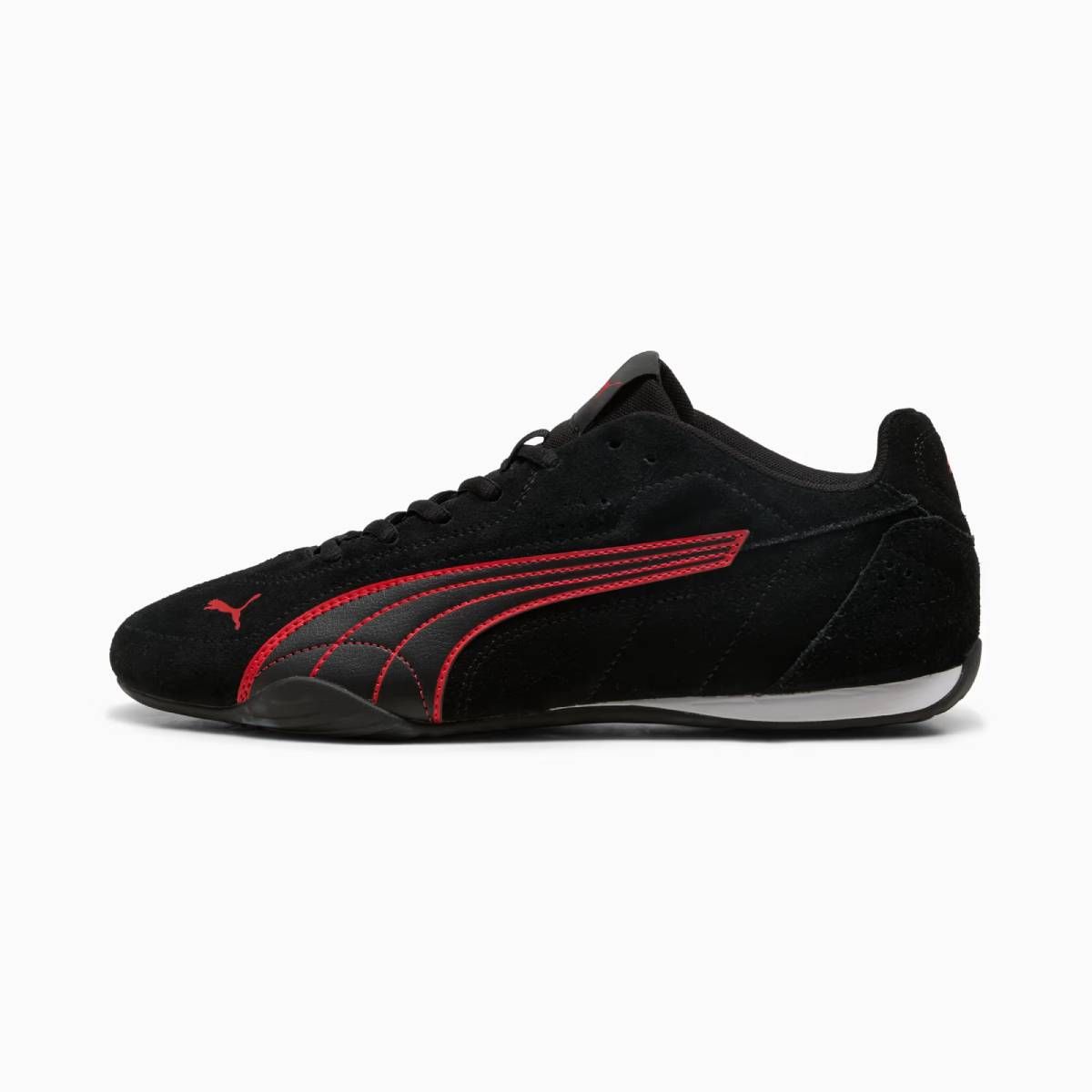 PUMA - Zapatillas Hombre Catch Puma Negras/Rojas