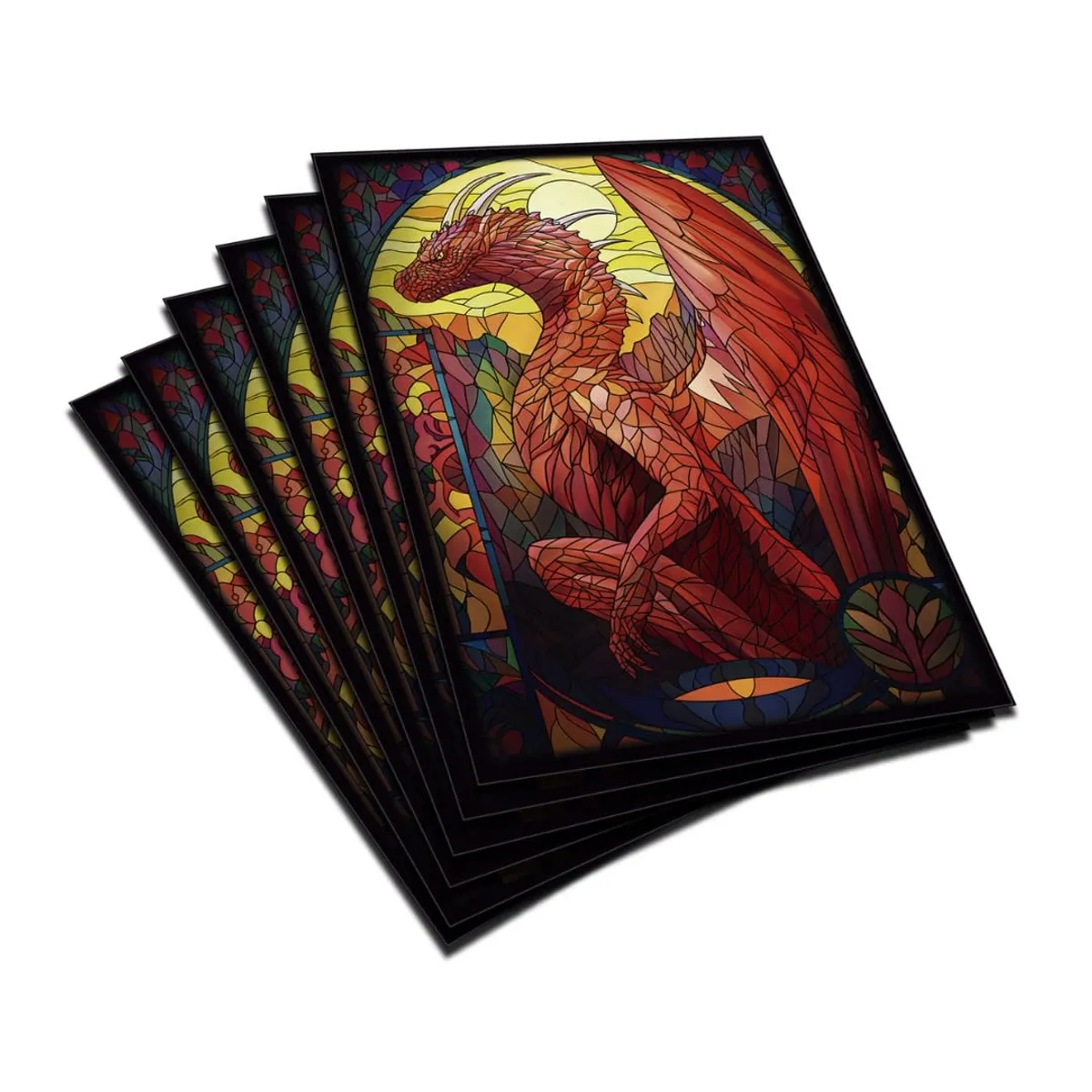 GENERICO - Protector Standard Colección Vitrales - Dragon Rojo