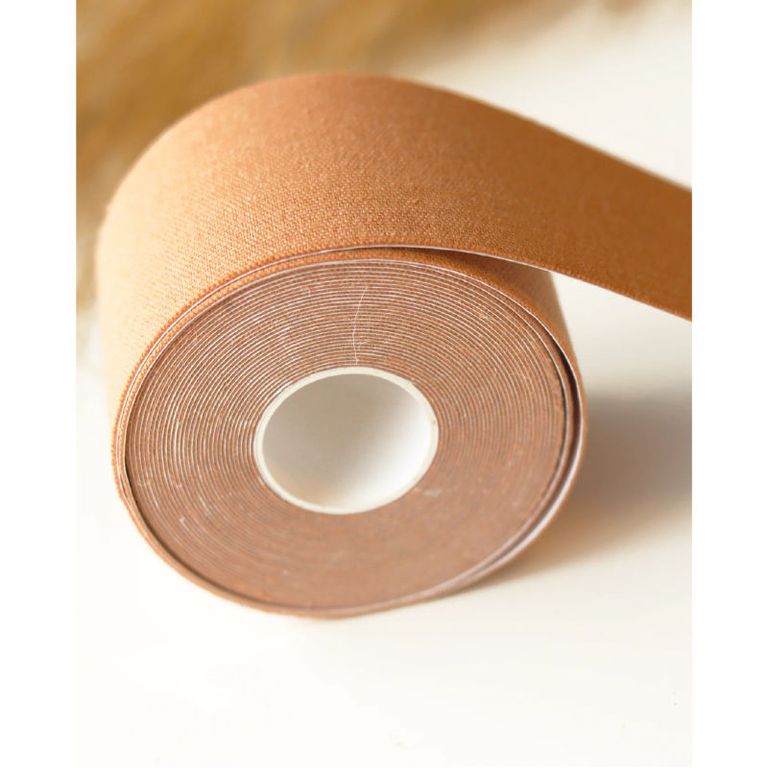 Boob Tape Cinta de Tela adhesiva Beige 5cm Beige TALLA UNICA