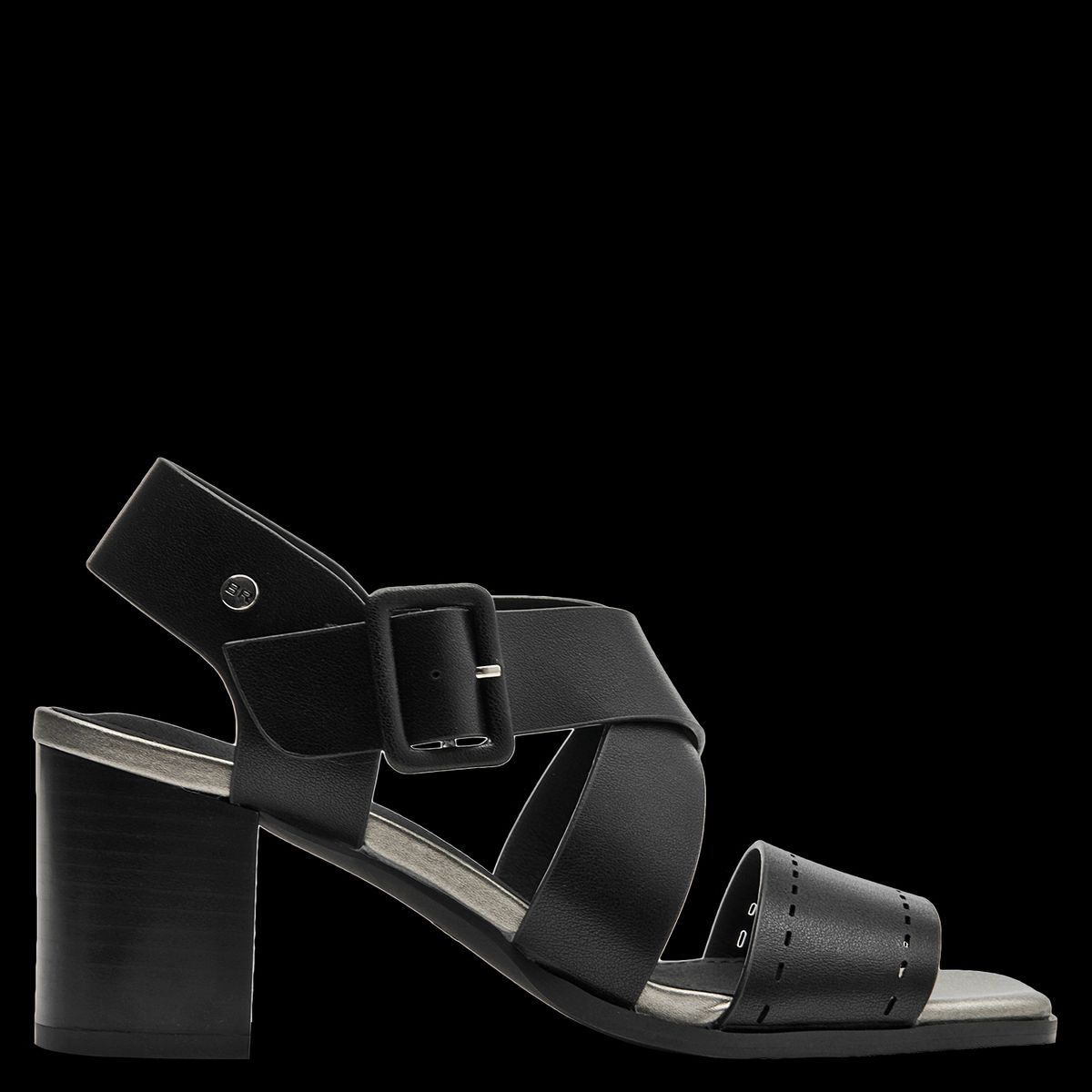 BRUNO ROSSI - Sandalia Mujer Formal Negro