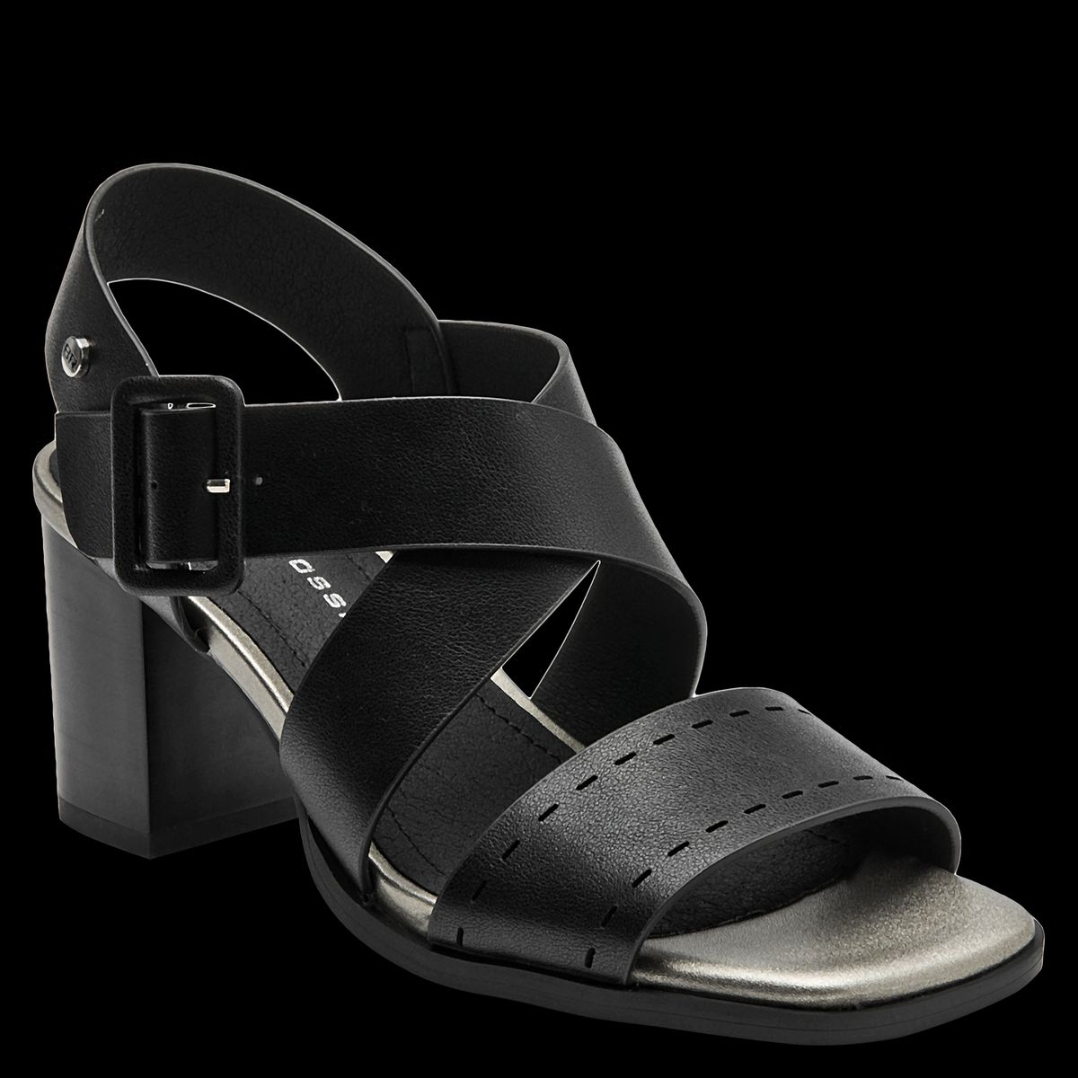 BRUNO ROSSI - Sandalia Mujer Formal Negro