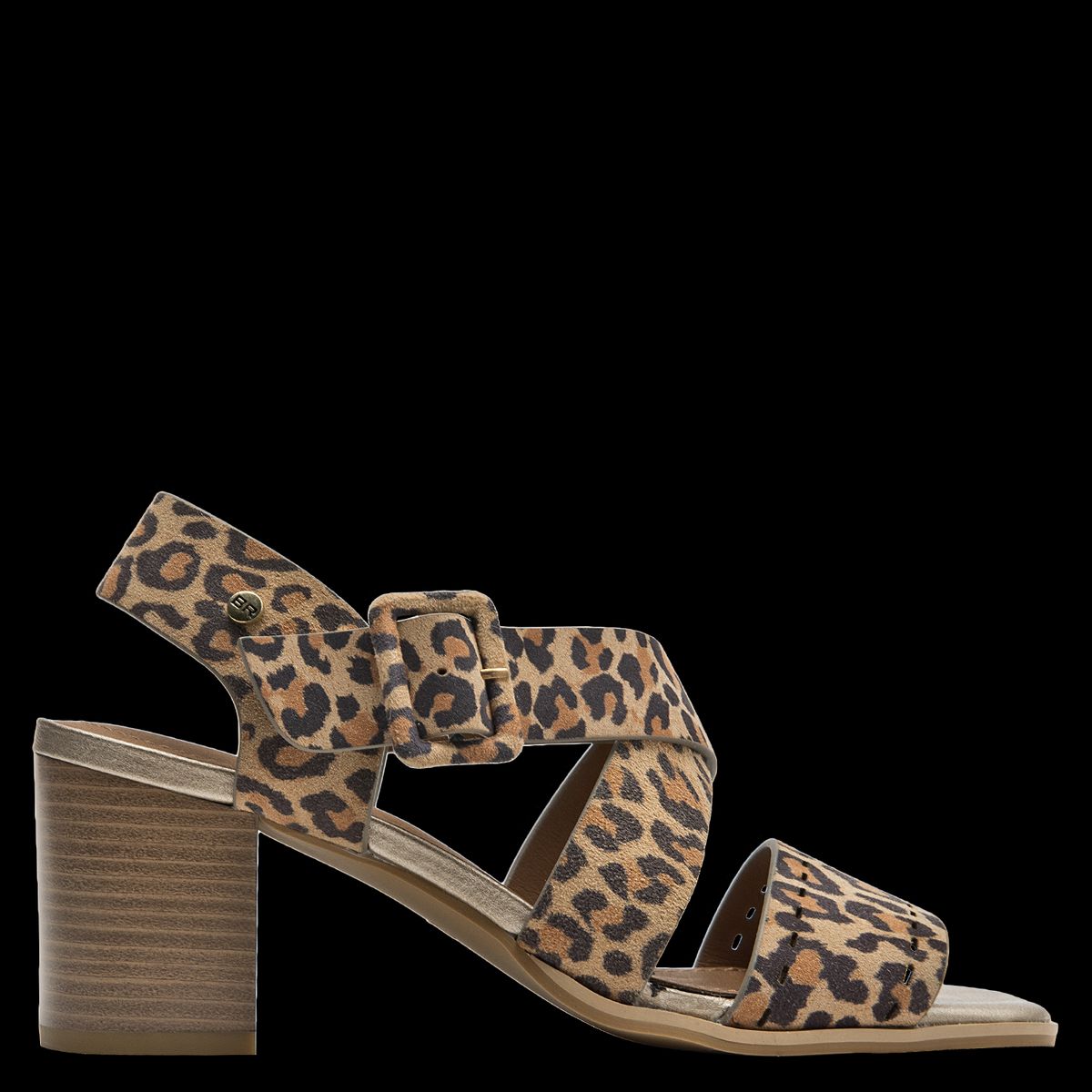 BRUNO ROSSI - Sandalia Mujer Formal Marrón claro