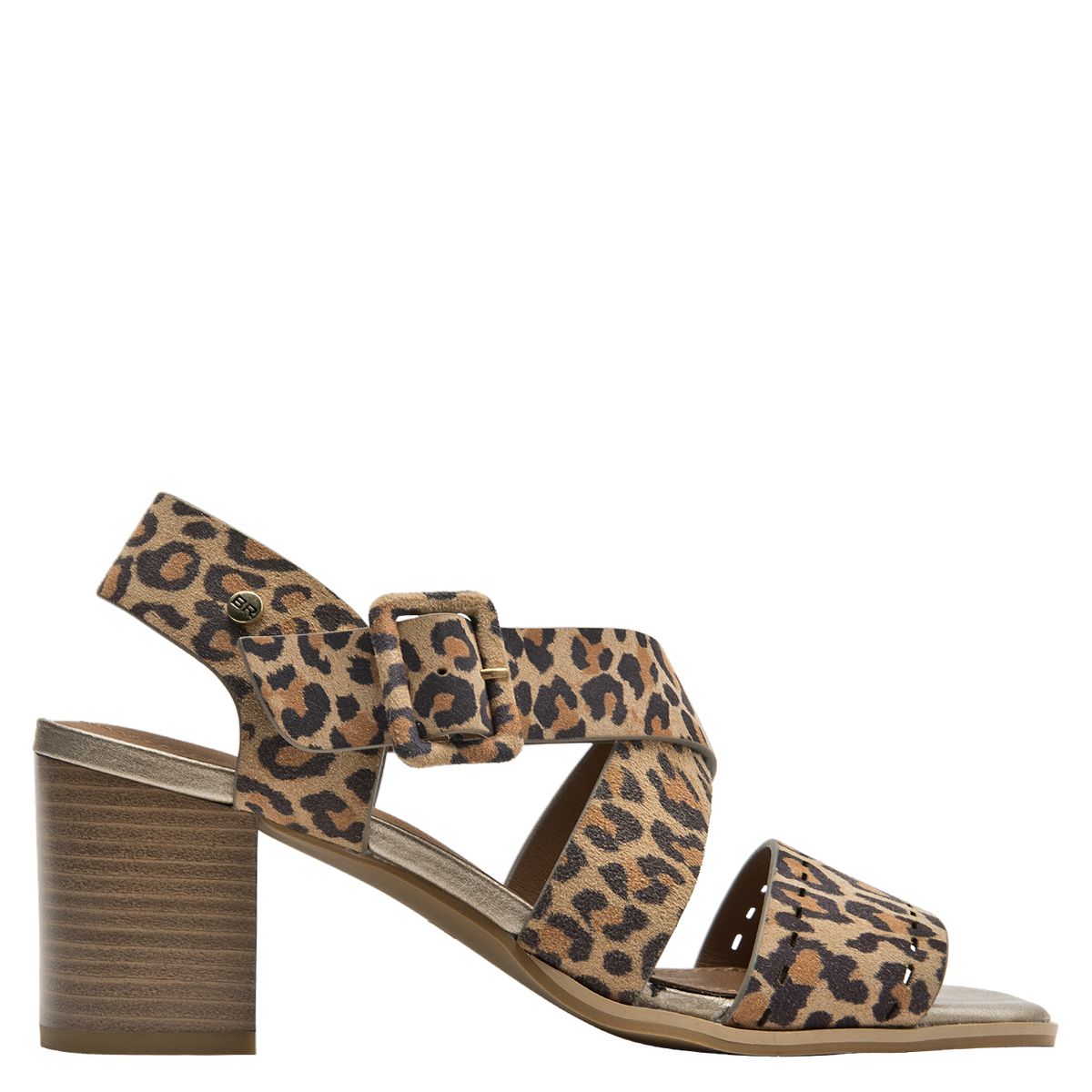 BRUNO ROSSI - Sandalia Mujer Formal Marrón claro