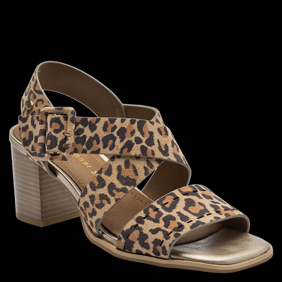 BRUNO ROSSI - Sandalia Mujer Formal Marrón claro