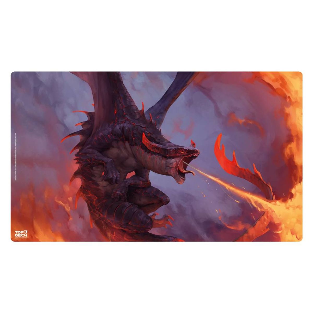 GENERICO - Playmat Topdeck Colección Dragones - Dragón de Fuego