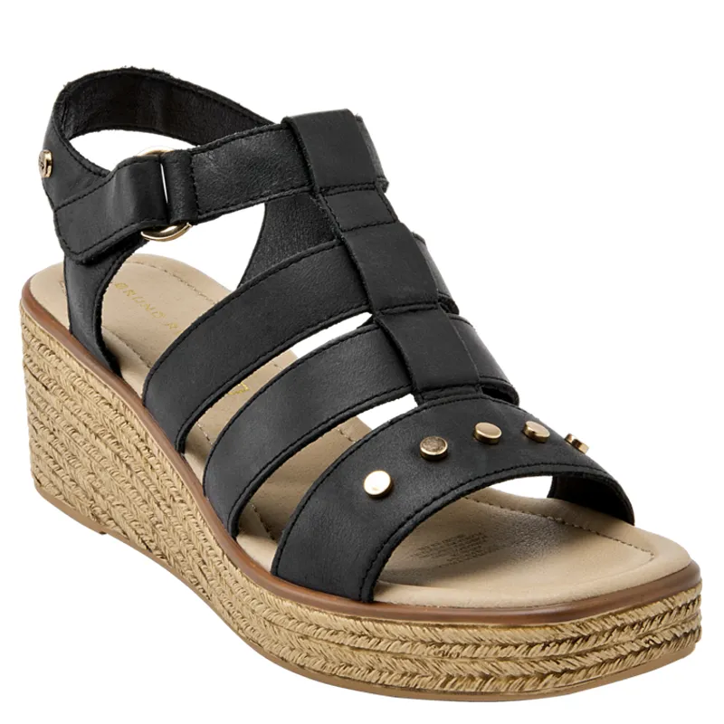 BRUNO ROSSI - Sandalia Casual Mujer Negro Bruno Rossi