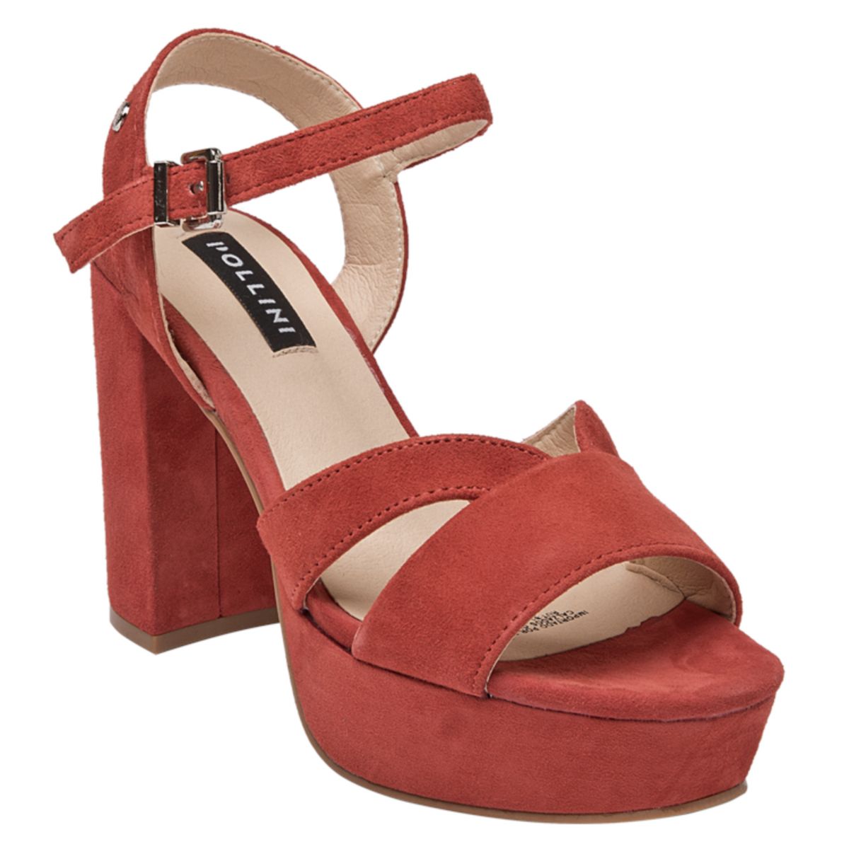 POLLINI - Sandalia Casual Mujer Rojo Pollini