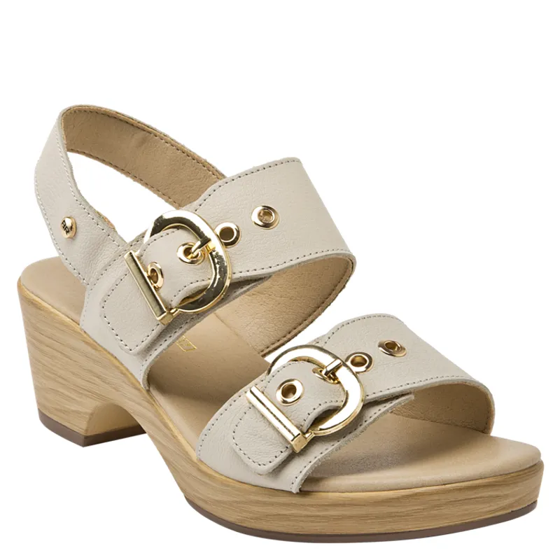 BRUNO ROSSI - Sandalia Casual Mujer Beige Bruno Rossi
