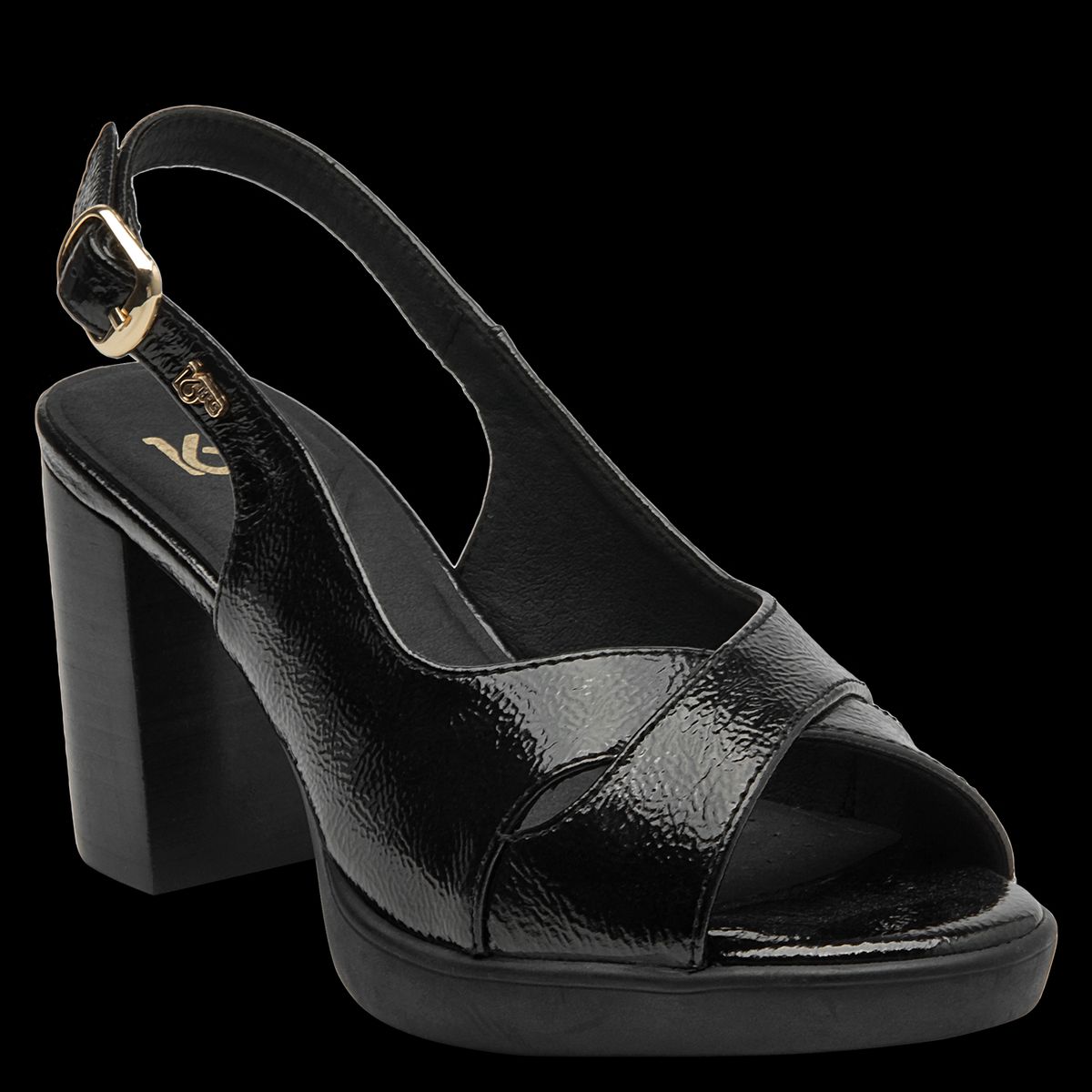 16 HRS - Sandalia Mujer Formal Negro