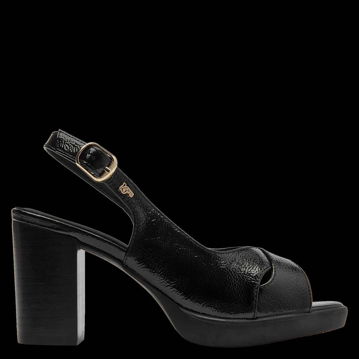 16 HRS - Sandalia Mujer Formal Negro