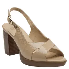 16 HRS - Sandalia Mujer Formal Beige