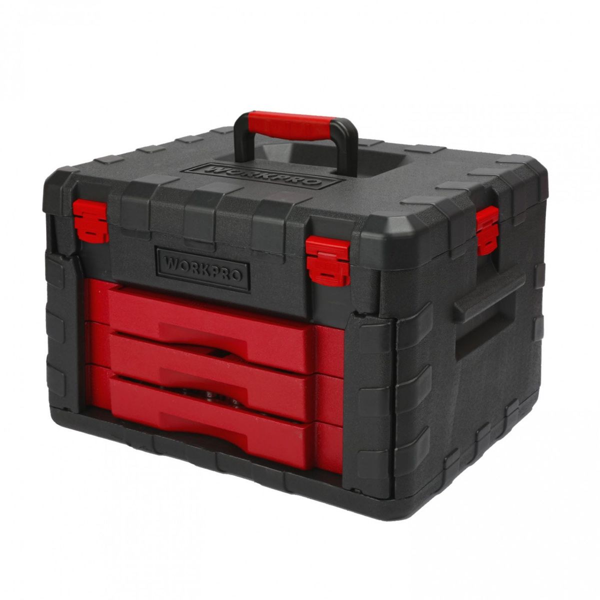 WORKPRO - Baul de herramientas 3 cajones de 450 piezas