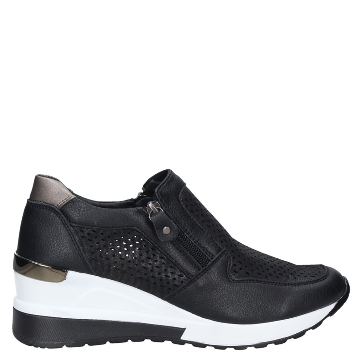 BRUNO ROSSI - Zapatilla Casual Mujer Negro Bruno Rossi
