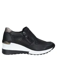 BRUNO ROSSI - Zapatilla Casual Mujer Negro