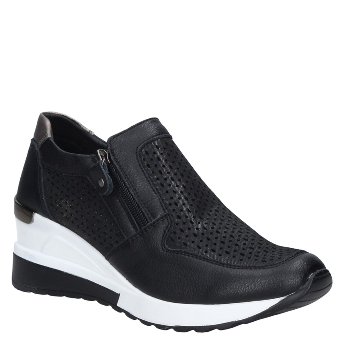 BRUNO ROSSI - Zapatilla Casual Mujer Negro Bruno Rossi