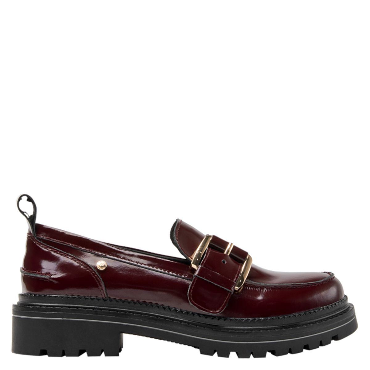 POLLINI - Zapato Casual Mujer Bordó Pollini