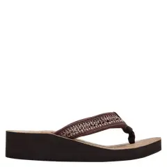 PANAMA JACK - Sandalia Mujer Casual Marrón oscuro