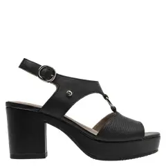 BRUNO ROSSI - Sandalia Mujer Formal Negro