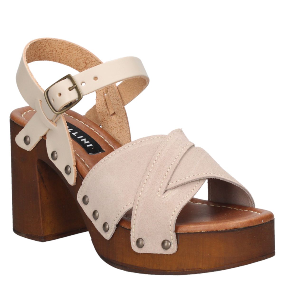 POLLINI - Sandalia Casual Mujer Nude Pollini