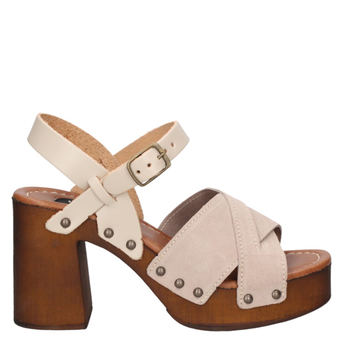 POLLINI - Sandalia Casual Mujer Nude Pollini