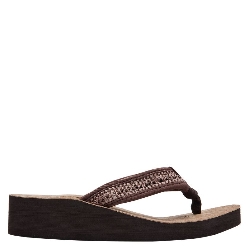 PANAMA JACK - Sandalia Mujer Casual Marrón oscuro