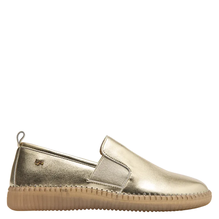 Zapato Mujer Casual Dorado