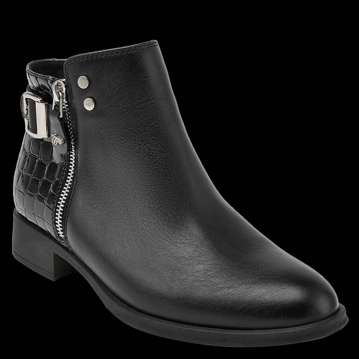 16 HRS - Botín Casual Mujer Negro 16 Hrs