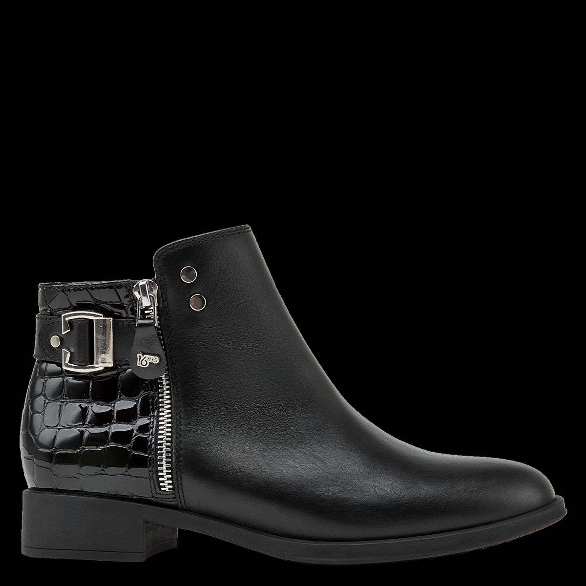 16 HRS - Botín Casual Mujer Negro 16 Hrs