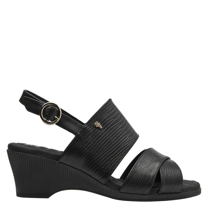 16 HRS - Sandalia Mujer Formal Negro