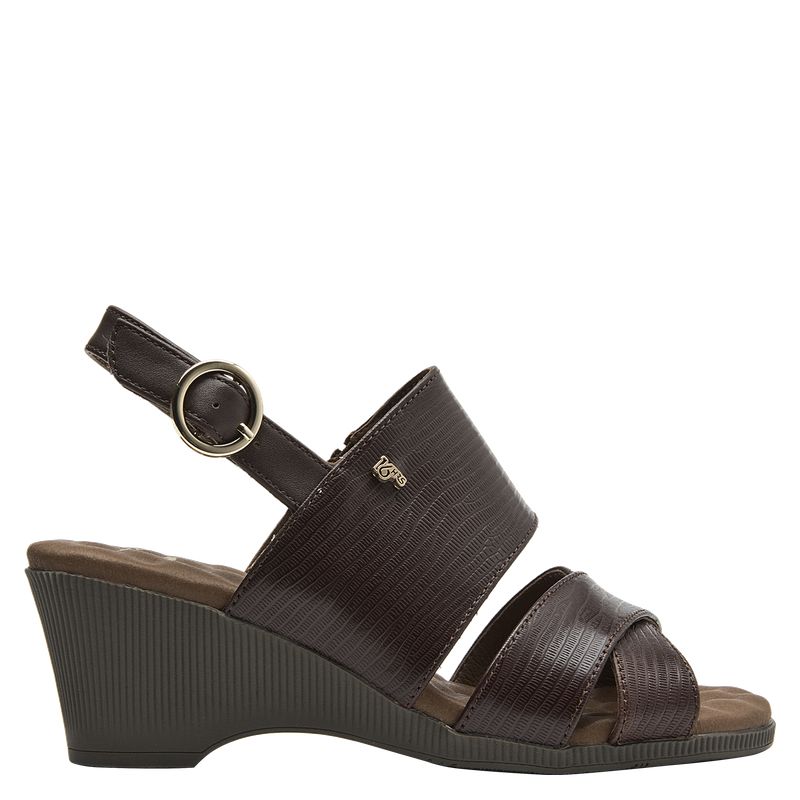 16 HRS - Sandalia Mujer Formal Marrón