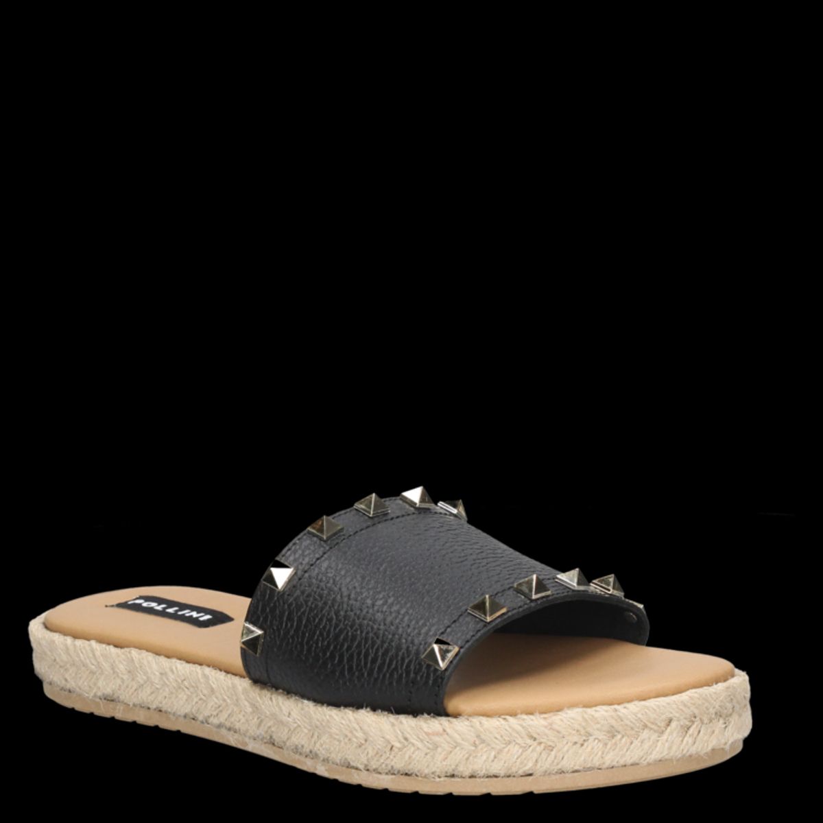 POLLINI - Sandalia Casual Mujer Negro Pollini