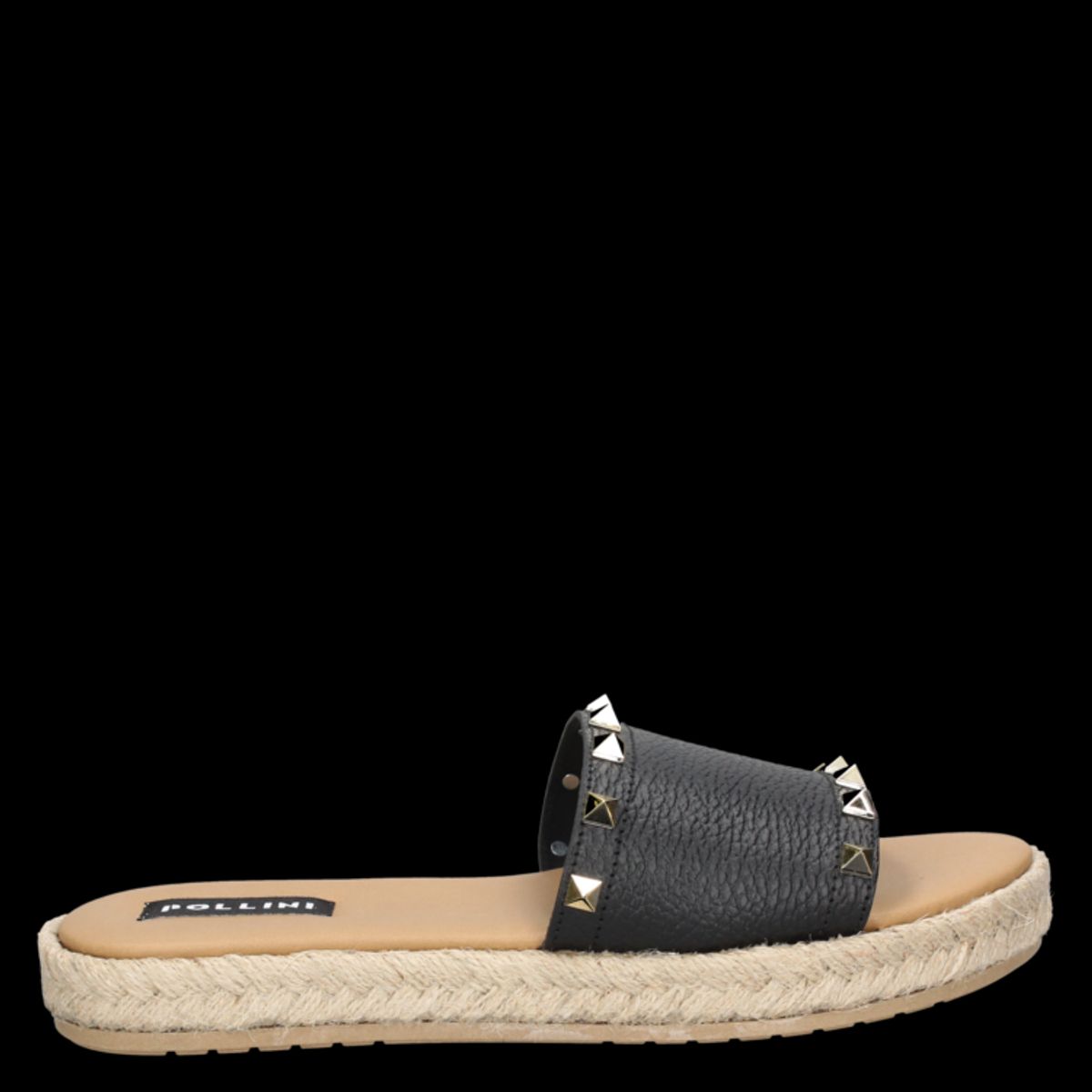 POLLINI - Sandalia Casual Mujer Negro Pollini