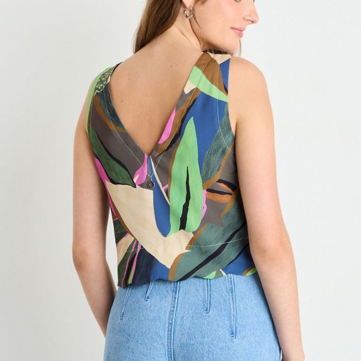 IO - Blusa Fantasia Mujer Verde Io